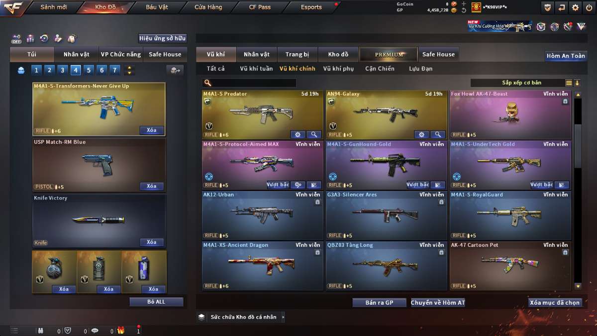 shop acc cf uy tin gia re
